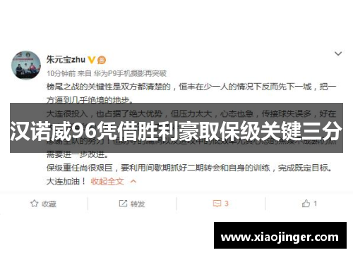汉诺威96凭借胜利豪取保级关键三分